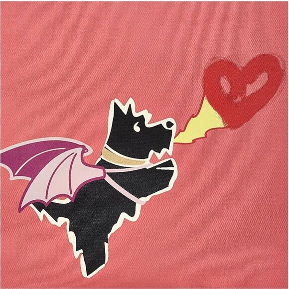 ❤️❤️RADLEY London Set My Heart On Fire - Responsible - Medium Canvas Tote Bag - Picture 4 of 4